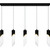 Alys LED Linear Chandelier (PCAYS540MBK)