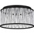 Celeste Five Light Flush Mount (PCCET1616MBK)
