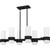 Kimora Six Light Linear Chandelier (PCKIM636MBK)