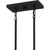 Kimora Six Light Linear Chandelier (PCKIM636MBK)