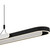 Mira LED Linear Chandelier (PCMRR142MBK)