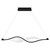 Saratoga LED Linear Chandelier (PCSTG138MBK)