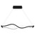 Saratoga LED Linear Chandelier (PCSTG138MBK)