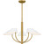 Quoizel - PNY5028BRG - Five Light Chandelier - Penley - Brushed Gold