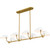 Penley Eight Light Linear Chandelier (PNY842BRG)