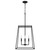 Prescott Four Light Pendant (PRC2818MBK)