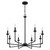 Prescott Eight Light Chandelier (PRC5032MBK)