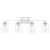 Quoizel - PRC8633BN - Four Light Bath - Prescott - Brushed Nickel