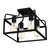 Paulsen Four Light Semi-Flush Mount (QSF5349MBK)