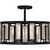 Quoizel Semi-Flush Mount Four Light Semi-Flush Mount (QSF5600MBK)