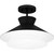 Quoizel Semi-Flush Mount One Light Semi Flush Mount (QSF6171MBK)