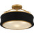 Quoizel Semi-Flush Mount Three Light Semi-Flush Mount (QSF6801MBK)
