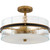 Reagan Three Light Semi-Flush Mount (REA1716MBK)