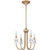 Remy Four Light Chandelier (REY5016BGD)