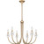 Quoizel - REY5030BGD - Six Light Chandelier - Remy - Bronze Gold