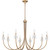 Quoizel - REY5042BGD - Eight Light Chandelier - Remy - Bronze Gold