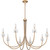 Remy Eight Light Chandelier (REY5042BGD)
