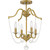 Quoizel - SDY1716AB - Four Light Semi Flush Mount - Sunday - Aged Brass