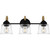 Quoizel - SEB8622MBK - Three Light Bath - Seabreeze - Matte Black