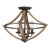 Quoizel - SHR1716RK - Three Light Semi Flush Mount - Shire - Rustic Black