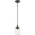 Quoizel - SQR1504RK - One Light Mini Pendant - Squire - Rustic Black