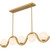 Spherical Five Light Linear Chandelier (SRI551AB)