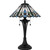 Tiffany Two Light Table Lamp (TF6764MBK)