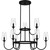Viscount Nine Light Chandelier (VSC5036MBK)