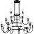 Viscount 18 Light Chandelier (VSC5048MBK)