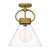 Webster One Light Semi Flush Mount (WBS1712WS)
