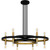 Winsland 12 Light Chandelier (WID5030MBK)