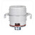 Satco - 80-1075 - Keyless Threaded Porcelain Socket With Cap And Ring - Glazed
