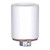 Satco - 80-1078 - Keyless Porcelain Socket With Metal 1/4 Ips Cap - Glazed