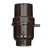 Satco - 80-1110 - Push Thru Socket - Black