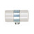 Satco - 80-1226 - Twin Porcelain Socket With Flange Bushing Cap - Glazed White