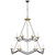 Visual Comfort Signature - S 5041AI - 12 Light Chandelier - Choros - Aged Iron