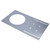 Satco - 80-866 - Dl Nc Plate 6 Rd Flat Asym