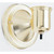 Satco - 90-120 - 1-5/8 Wired Wall Bracket With Bottom Turn Knob Switch - Brass