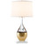 Visual Comfort Signature - SK 3905CG-S - Two Light Table Lamp - Sculptural Table - Crystal