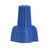 Satco - 90-2241 - Wing Nut Wire Connector With Spring Inserts - Blue