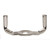 Satco - 90-2339 - Wide Light Duty Saddle For Cfl - Nickel Plated