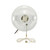 Satco - 90-2470 - On-Off Pull Chain Ceiling Receptacle - Brass