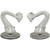 Satco - 90-456 - Swag Hook Kit - Chrome