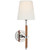 manufacturer_finish:Polished Nickel and Natural Leather|manufacturer_glass:4 x 5.5 x 6 Linen