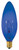Satco - S3218 - Light Bulb - Transparent Blue