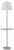 Cal Lighting - BO-2077GT-BS - One Light Floor Lamp - Andros - Brushed Steel