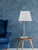Andros One Light Table Lamp (BO-2077TB-BS)