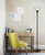Torchiere One Light Torchiere (BO-213-BK)