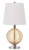 Cal Lighting - BO-3005TB - One Light Table Lamp - Salisbury - Brushed Steel/Amber