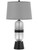 Cal Lighting - BO-3221TB - Two Light Table Lamp - Sesto - Frosted Glass/Black